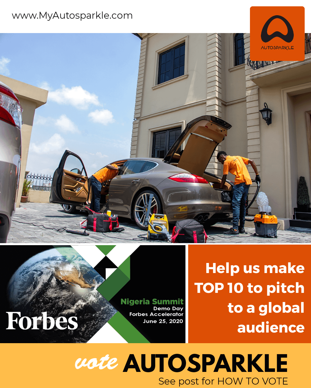 Autosparkle team feature image for Forbes