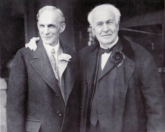 Henry Ford and Thomas Edison-Autosparkle